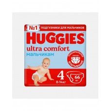 Подгузники для мальчиков №4 8-14кг Ultra Comfort