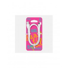 Кабель USB A/micro USB B CU-6401 2.4A 1м