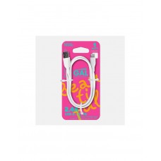 Силиконовый кабель USB A/8 pin CU-6107 2.4A 1м