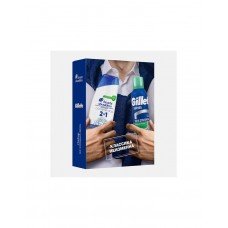 Подарочный набор Шампунь-бальзам для волос Head&Shoulders 200мл + Пена для бритья Gillette 200мл